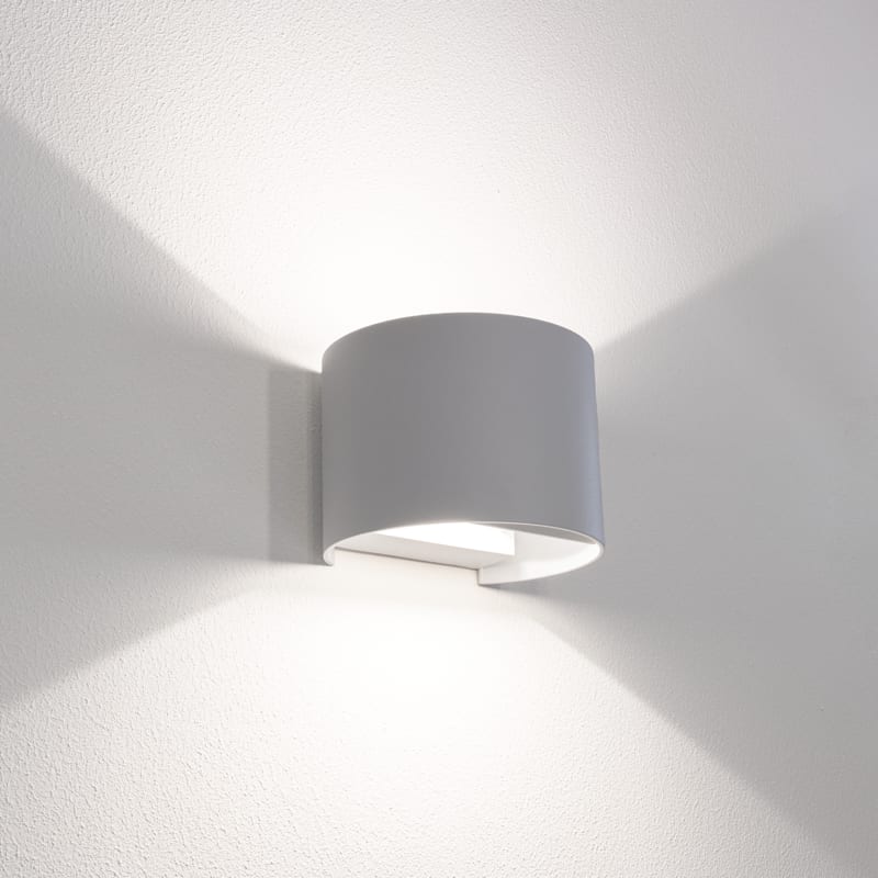 CENTURY - APPLIQUE LED UP&DOWN TONDO GRIGIO