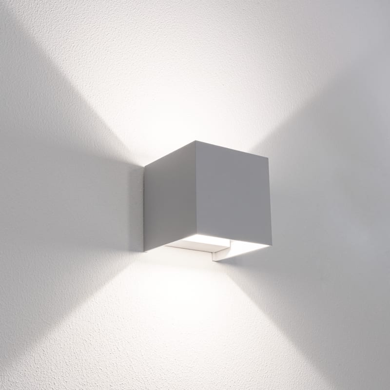 CENTURY - APPLIQUE LED UP&DOWN QUADRATO GRIGIO