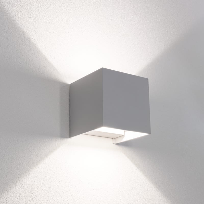 CENTURY - APPLIQUE LED UP&DOWN QUADRATO GRIGIO
