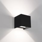 CENTURY - APPLIQUE LED UP&DOWN QUADRATO NERO