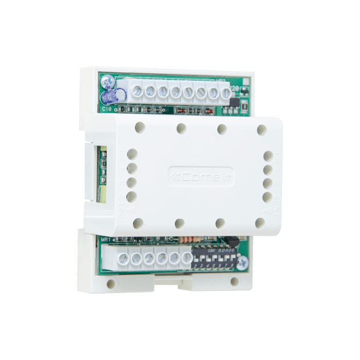 COMELIT - Modulo gestione 3 telecamere scorporate, sistema Simplebus 1, ciclica da videocitofoni, alimentazione 12VAC/20VDC