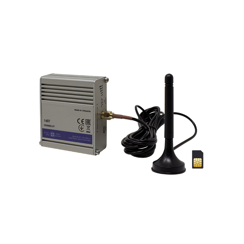 COMELIT - Gateway LTE con SIM dati 4G, 1 anno traffico incluso, montaggio DIN