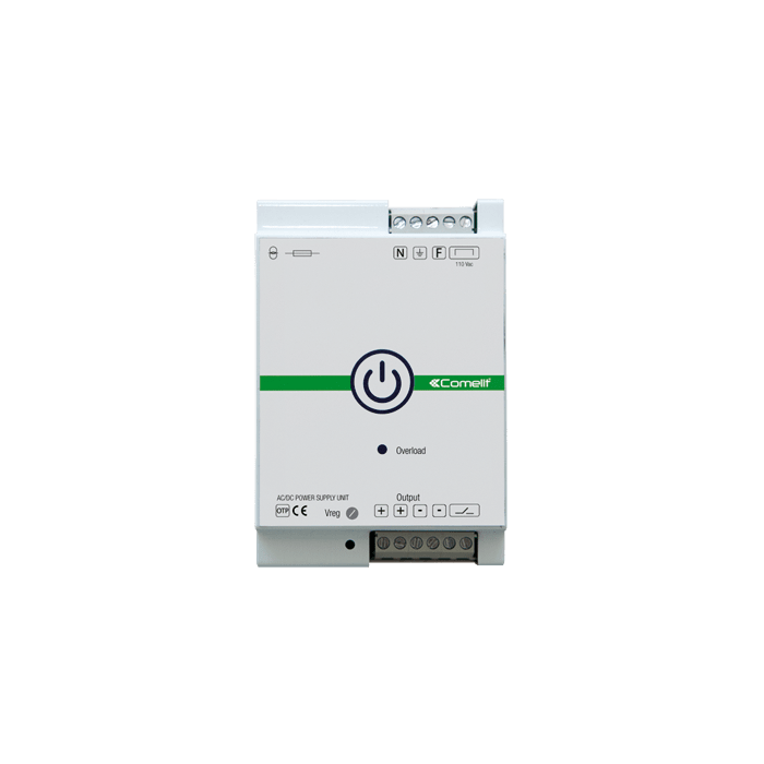 COMELIT - ALIMENTATORE 24VCC DA FONDO QUADRO, 10A