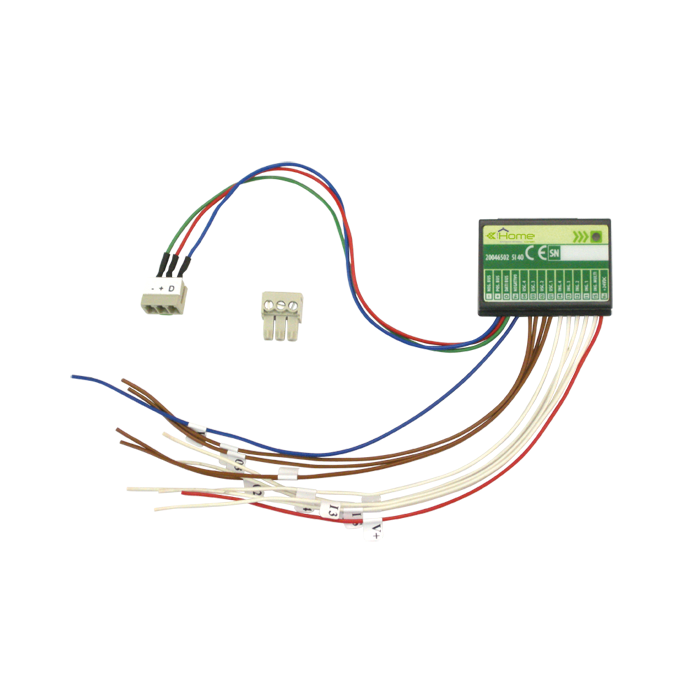 COMELIT - Modulo SimpleHome 5 ingressi/4 uscite transistor, sistema SimpleHome, segnalazione LED 24V, 50mA max