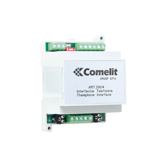 COMELIT - Interfaccia telefonica Simplebus, follow-me, gestione remota, alimentatore 1200 incluso