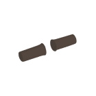 COMELIT - Contatto magnetico da incasso a sigaretta, plastica marrone, 21.5x10.5x9mm, non per infissi metallici