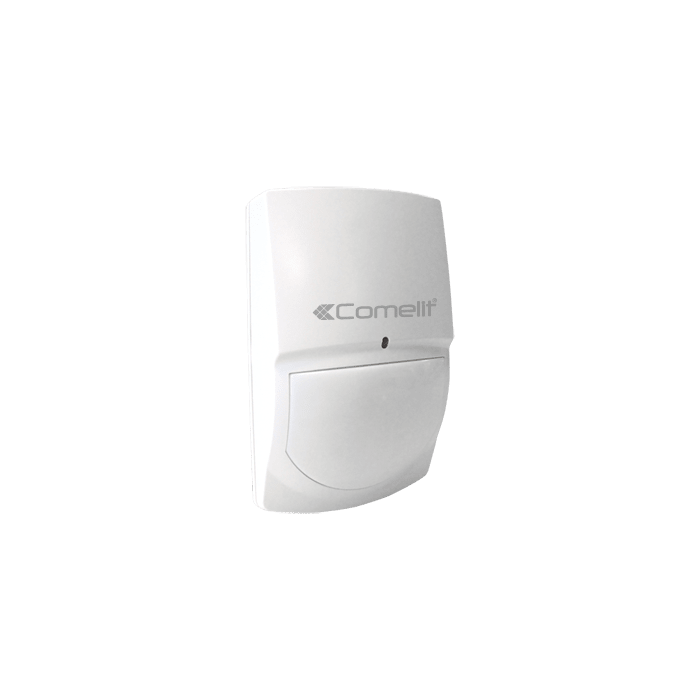 COMELIT - Sensore PIR volumetrico pet immune 25kg, portata 15m angolo 90°, tecnologia ASIC Quad Linear Imaging