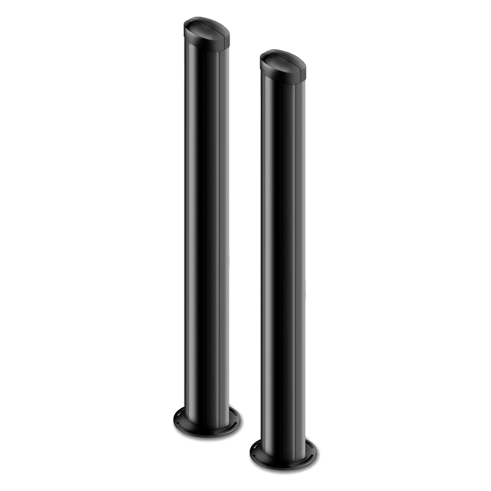 COMELIT - Coppia barriere microonde 24GHz, altezza 2m, portata 250m, 220VAC con batteria 7Ah, IP54