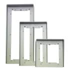 COMELIT - Serie Ikall - Visiera antipioggia 2 moduli, alluminio anodizzato naturale, 154x242x44mm