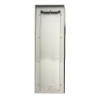 COMELIT - Serie Ikall - Custodia antipioggia alluminio anodizzato 4 moduli verticali, 154x422x85mm