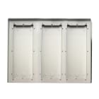 COMELIT - Serie Ikall - Custodia antipioggia alluminio anodizzato 9 moduli, 408x332x85mm