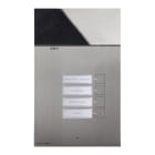 COMELIT - Serie 3one6 - Pulsantiera audio in acciaio inox AISI 316, 12 pulsanti 3 file, sistema ViP, pulsanti sense, LED segnalazione, IK08