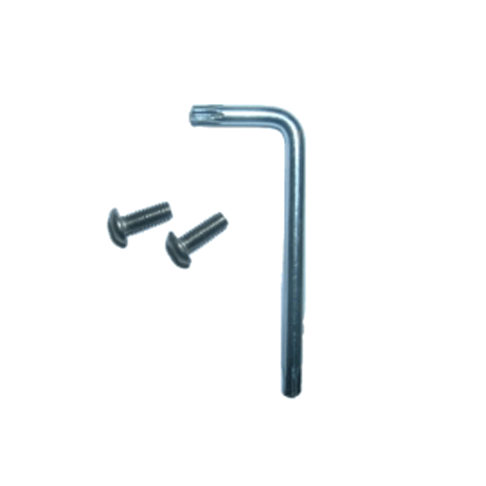 COMELIT - Serie Ikall - Kit 2 viti antimanomissione per cornice pulsantiera, chiave inclusa