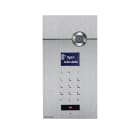 COMELIT - Serie 3one6 - Pulsantiera video in acciaio inox AISI 316 da incasso, 15 pulsanti sense, display LCD, tastiera braille, sistema Simplebus 1