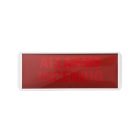 COMELIT - Targa allarme LED alta efficienza, buzzer integrato, scritte intercambiabili, 12-24VDC