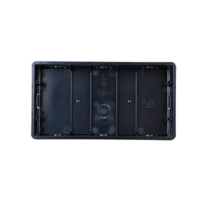 COMELIT - Serie Maxi - Scatola da incasso per videocitofono, plastica ABS nera, 212x115x50mm