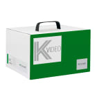 COMELIT - IKALL - Base impianto audio/video con pulsantiera IKALL, gruppo AV, alimentatore e miscelatore inclusi