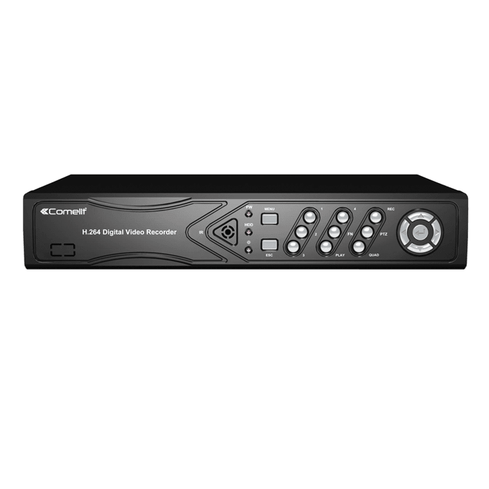COMELIT - Videoregistratore digitale DVR AHD 4 canali a colori HD, HDD 1TB