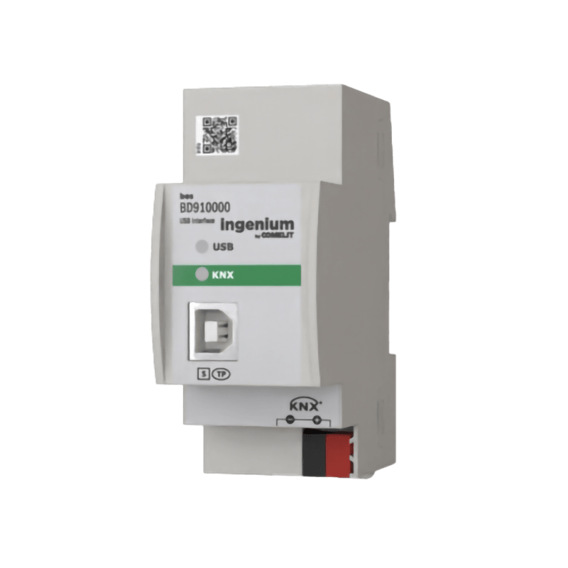 COMELIT - Interfaccia USB 2.0 KNX tipo B, programmazione/diagnostica ETS, senza software aggiuntivo, DIN 2 moduli