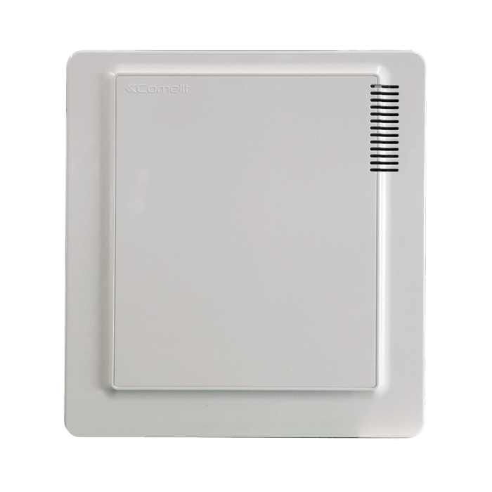 COMELIT - Serie Vedo - Contenitore plastico ABS da parete per centrali Vedo, può alloggiare batteria 7Ah, EN50131 grado 2