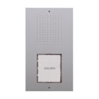 COMELIT - Serie Ciao - Pulsantiera audio da parete, sistema tradizionale 5 fili, 1 pulsante, retroilluminazione LED blu, IP54, IK08