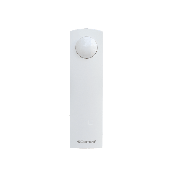 COMELIT - Sensore doppia tecnologia a tenda bianco, PIR+MW 10.5GHz, portata 2-3.5m regolabile, riconoscimento direzione