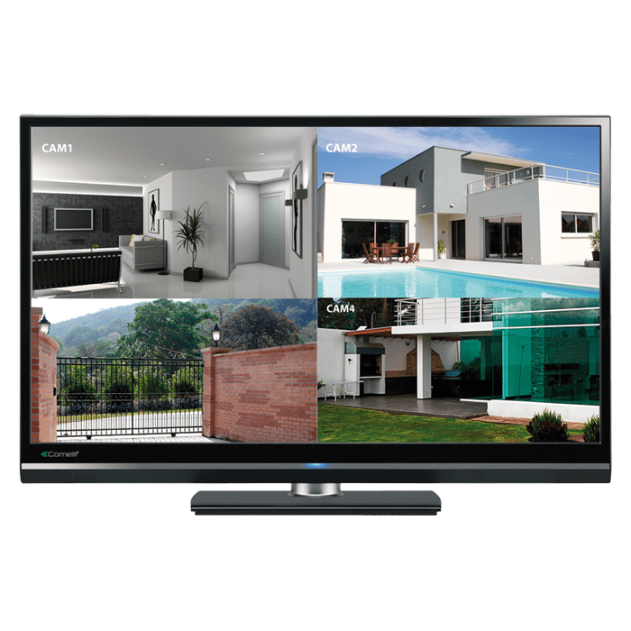 COMELIT - Monitor LED 55" Full HD, VGA/HDMI/BNC/Audio, rapporto 16:9, VESA 400/200, accessorio montaggio parete incluso