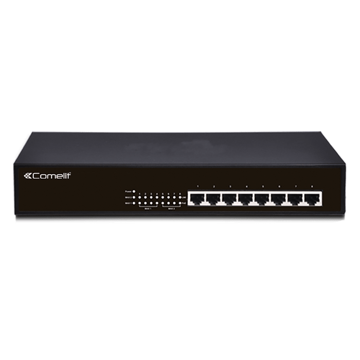 COMELIT - SWITCH, 8 PORTE POE GIGABIT