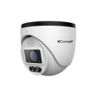 COMELIT - Serie Advance - Telecamera IP turret 5MP perimetrale, varifocale 2.8-12mm, LED IR 50m, speaker flash LED, 12V e PoE, ONVIF