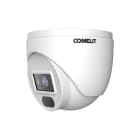 COMELIT - Serie Next - Telecamera IP turret 4MP, ottica fissa 2.8mm, LED IR 20m, funzioni analisi video, microfono, alluminio IP67, 12V e PoE, ONVIF