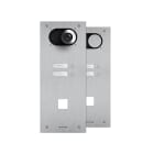 COMELIT - Serie Switch - Frontale 2 pulsanti con foro 40x40mm controllo accessi, AISI 316