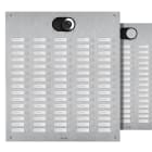 COMELIT - Serie Switch - Frontale 75 pulsanti 5 colonne, AISI 316, retroilluminazione LED, IK08