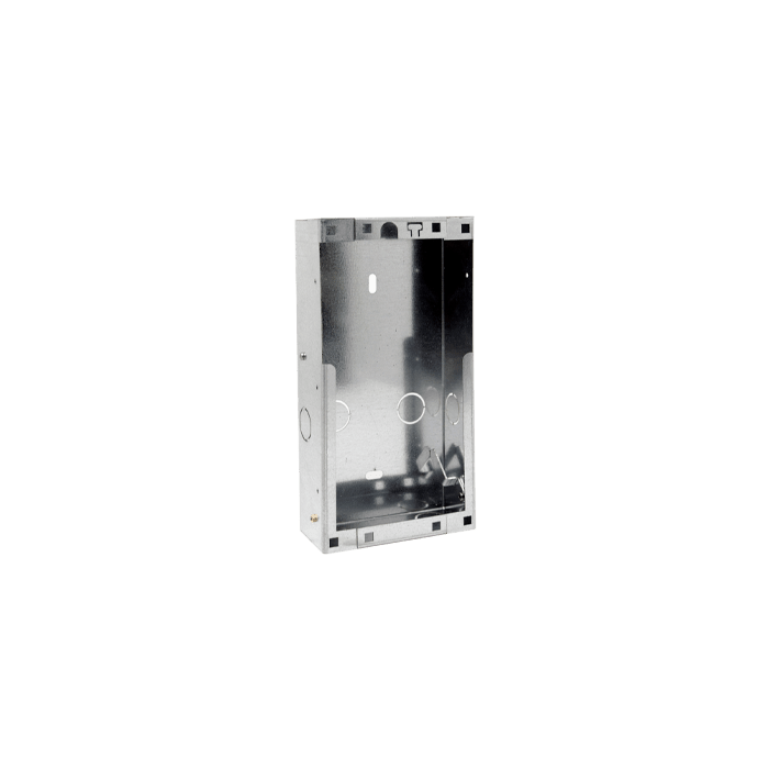 COMELIT - Serie Switch - Scatola da incasso per frontali 1-4 pulsanti, acciaio zincato, 124x236.7x56mm
