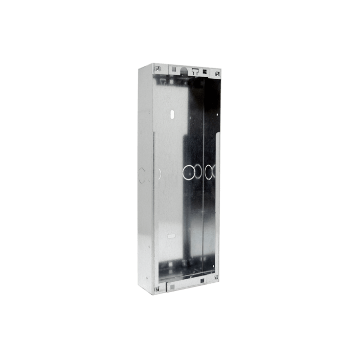 COMELIT - Serie Switch - Scatola da incasso per frontali 5-8 pulsanti, acciaio zincato, 124x343.1x56mm