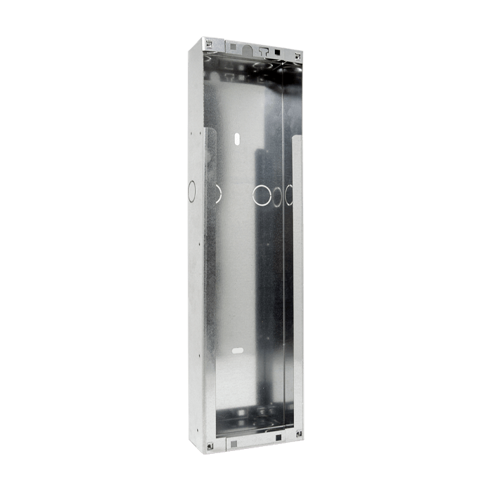 COMELIT - Serie Switch - Scatola da incasso per frontali 9-12 pulsanti, acciaio zincato, 124x449.5x56mm