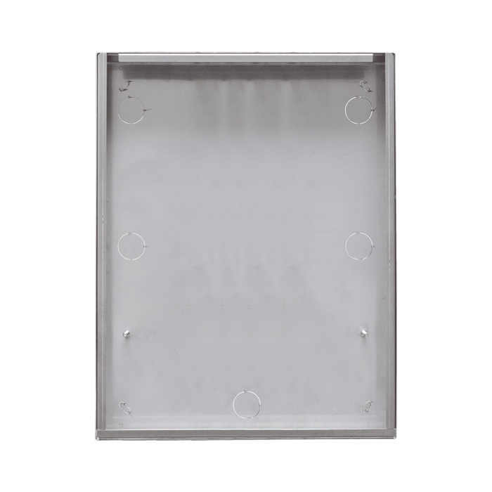 COMELIT - Serie Switch - Custodia parete con visiera per frontali 24-33 pulsanti + frontale aggiuntivo