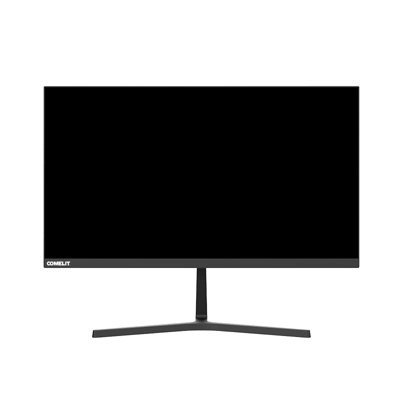 COMELIT - Monitor LED 24" Full HD, ingresso audio, diffusori integrati, attacco VESA 75x75, base tavolo e alimentatore inclusi