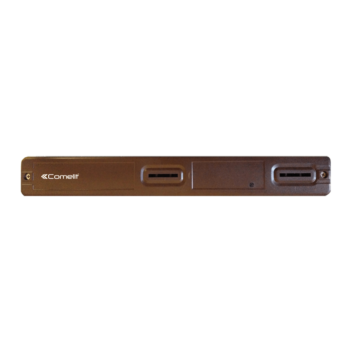 COMELIT - Sensore doppio PIR wireless effetto tenda marrone, portata 4m, 868MHz, IP54, batteria 18 mesi