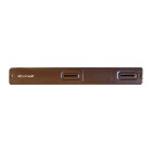 COMELIT - Sensore doppio PIR wireless effetto tenda marrone, portata 4m, 868MHz, IP54, batteria 18 mesi
