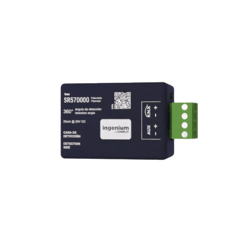 COMELIT - Sensore movimento KNX a scomparsa, installazione controsoffitti, 25x45x65mm, alimentazione ausiliaria