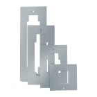 COMELIT - Serie Ultra - Placca adattamento scatole incasso 2 moduli competitors, alluminio anodizzato, montaggio parete