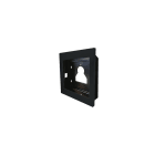 COMELIT - Serie Ultra Black - Telaio da incasso 1 modulo, alluminio nero RAL9005, anti-UV, affiancabile, 125.5x136x35mm
