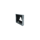 COMELIT - Serie Ultra - Custodia da parete 1 modulo, alluminio pressofusione silver RAL9006, sporgenza 35mm
