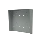 COMELIT - Serie Ultra - Visiera parapioggia da parete 2x2 moduli (4 moduli affiancati), alluminio anodizzato grigio, 227x203x57mm