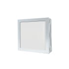 COMELIT - Serie Ultra White - Modulo informativo Metal, numero civico, retroilluminazione bianca, sensore crepuscolare