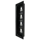 COMELIT - Serie Ultra - Adattatore piastre terze parti 4 moduli, da incasso, spessore 1.5-3mm