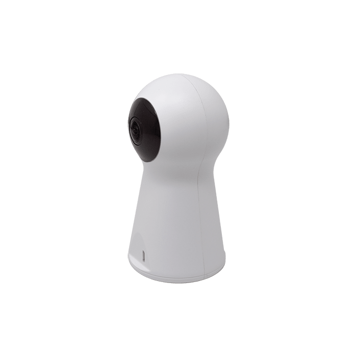 COMELIT - Serie Visto - Telecamera smart 3D View 360°, Full HD, microfono/altoparlante, slot MicroSD, alimentatore incluso