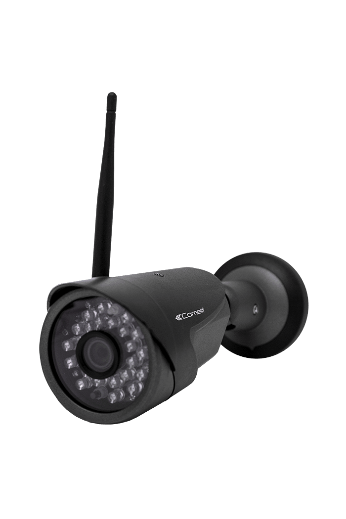 COMELIT - Serie Visto - Telecamera da esterno smart, monitoraggio piazzali/ingressi/garage, alta sicurezza