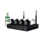 COMELIT - Serie Smart - Kit Wi-Fi, NVR WINVR009S02NB + 4 telecamere bullet WIBCAMS02FB + HDD 1TB + alimentatori inclusi