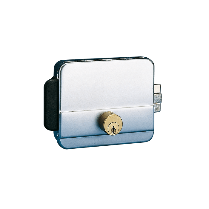 COMELIT - Serratura bivalente destra-sinistra per cancelli, chiavi entrambi i lati, 12VAC 2.5A